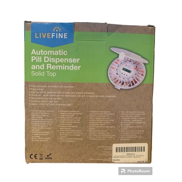 LiveFine Automatic Pill Dispenser with Reminder Electronic Medication - Picture 2 of 3